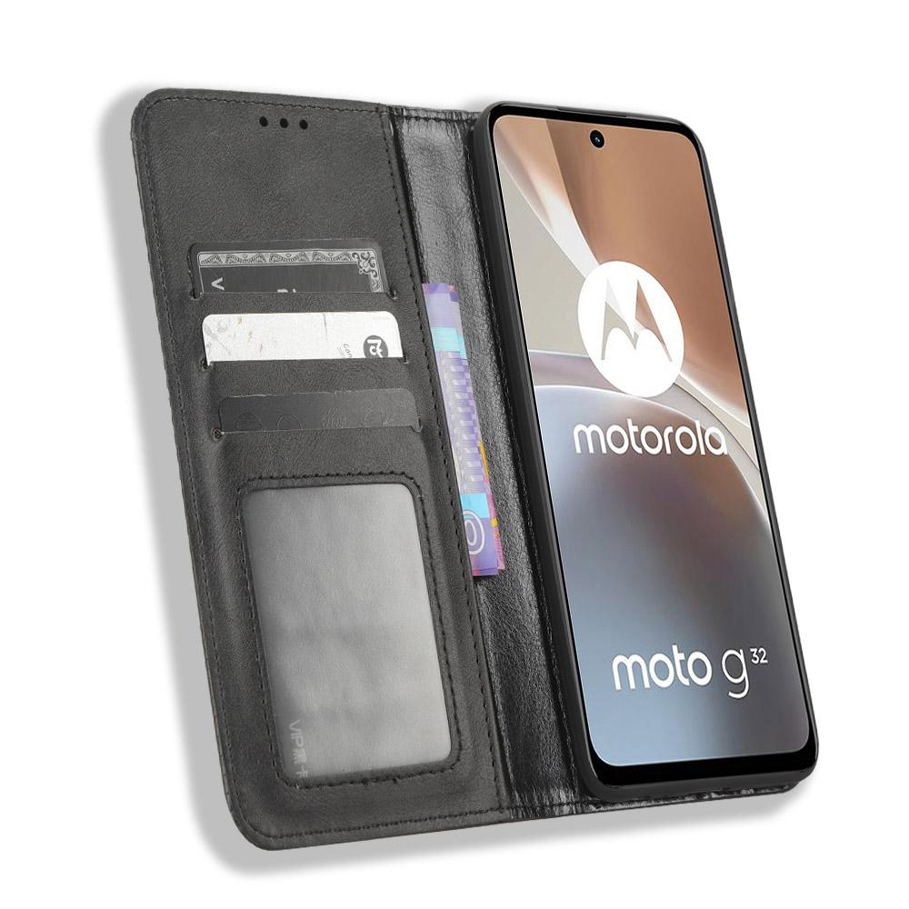 For Motorola Moto G32 4G Magnetic Auto Closing Retro Imprint Pattern PU Leather Wallet Case Phone Stand Shell Cover Black
For Motorola Moto G32 4G Magnetic Auto Closing Retro Imprint Pattern PU Leather Wallet Case Phone Stand Shell Cover Black