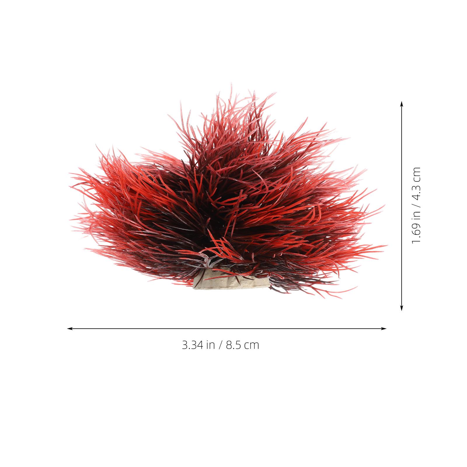 Fake Aquatic Plant Decor For Fish Tank Realistic Aquarium Plants Water-Resistant Durable Artificial Water Grass Decorations темно-червоний колір
Fake Aquatic Plant Decor For Fish Tank Realistic Aquarium Plants Water-Resistant Durable Artificial Water Grass Decorations темно-червоний колір