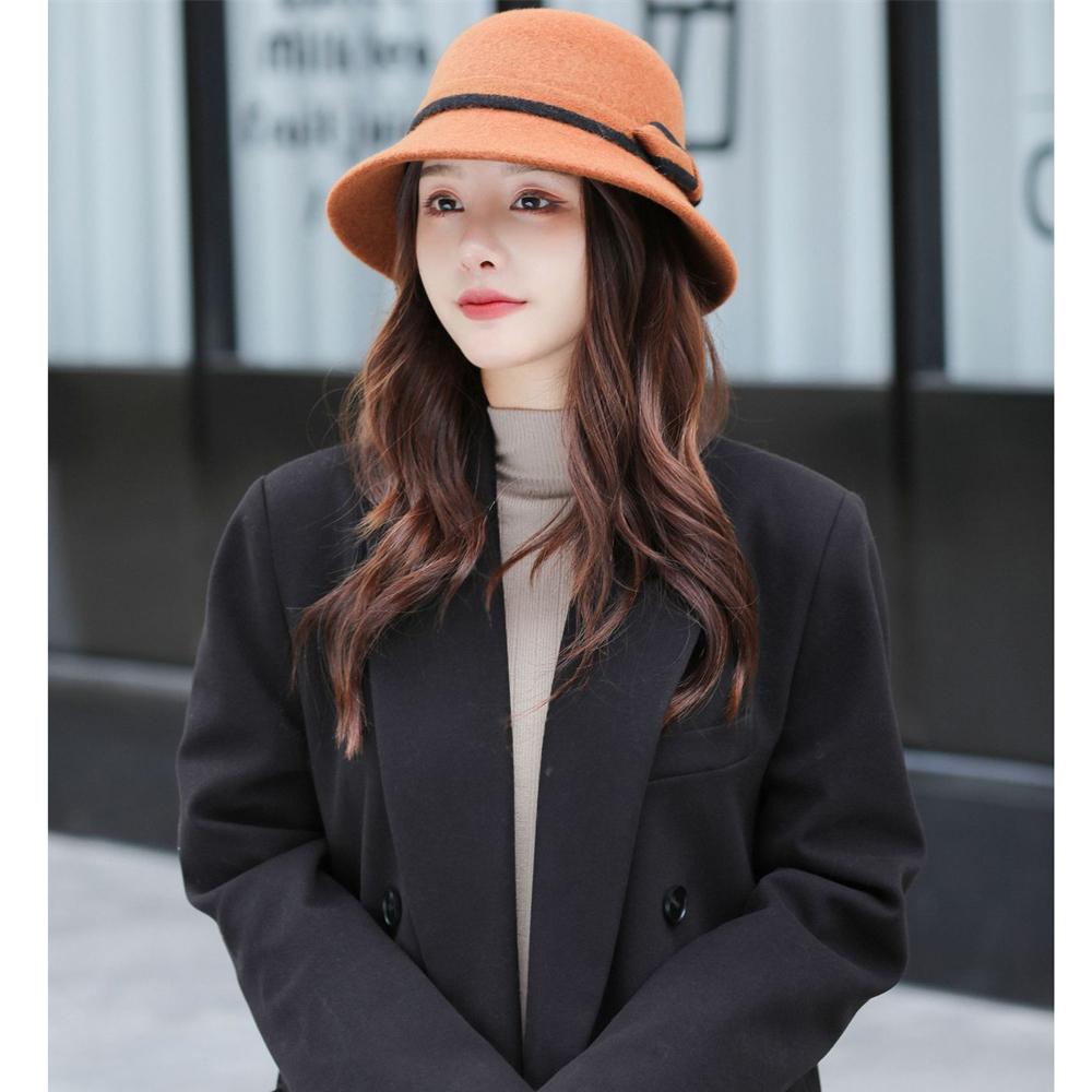 New Fashion French Elegant Bucket Hat Autumn Winter Quality Women Fedora Hat Church Wedding Feminino Luxury Bowknot Bucket Cap
New Fashion French Elegant Bucket Hat Autumn Winter Quality Women Fedora Hat Church Wedding Feminino Luxury Bowknot Bucket Cap