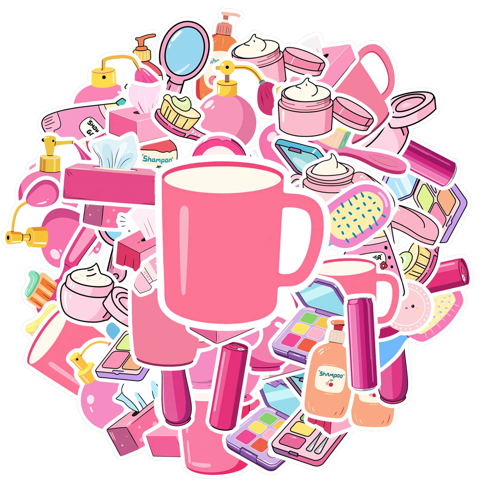 35pcs-70pcs Playful Beauty Products Stickers Cartoon Cosmetics Stationery Stickers Stickers For Notebook Luggage Mobile
35pcs-70pcs Playful Beauty Products Stickers Cartoon Cosmetics Stationery Stickers Stickers For Notebook Luggage Mobile