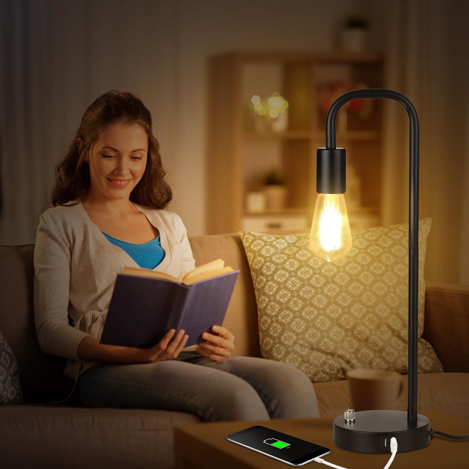 Промышленная настольная лампа Tomshing с двумя USB-портами, винтажная прикроватная тумбочка с плавной регулировкой яркости
Промышленная настольная лампа Tomshing с двумя USB-портами, винтажная прикроватная тумбочка с плавной регулировкой яркости