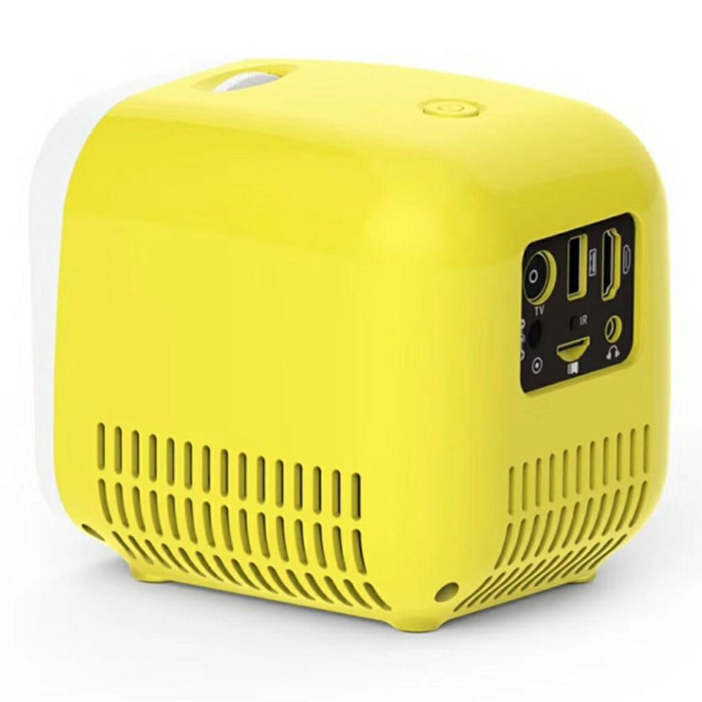 L1 Mini Projector for Kids Portable LED Projector with Built-in Speaker Home Entertainment Device Yellow/EU Plug
L1 Mini Projector for Kids Portable LED Projector with Built-in Speaker Home Entertainment Device Yellow/EU Plug