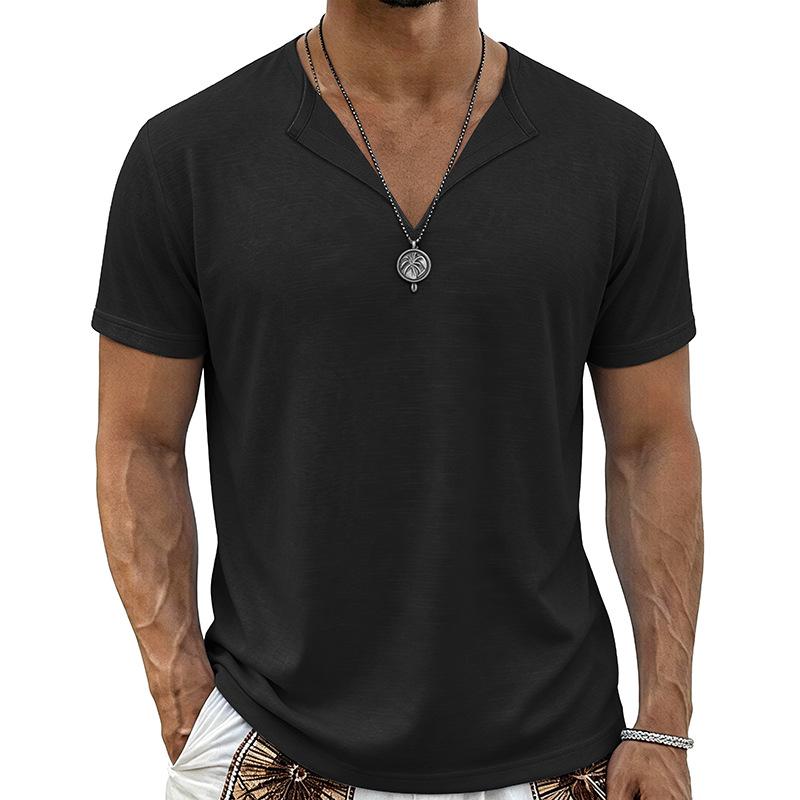 Men s Casual V Neck T Shirt Lightweight Breathable Short Sleeve Top Cotton Linen Blend Summer Fashion Tee for Everyday Wear XL чёрный
Men s Casual V Neck T Shirt Lightweight Breathable Short Sleeve Top Cotton Linen Blend Summer Fashion Tee for Everyday Wear XL чёрный
