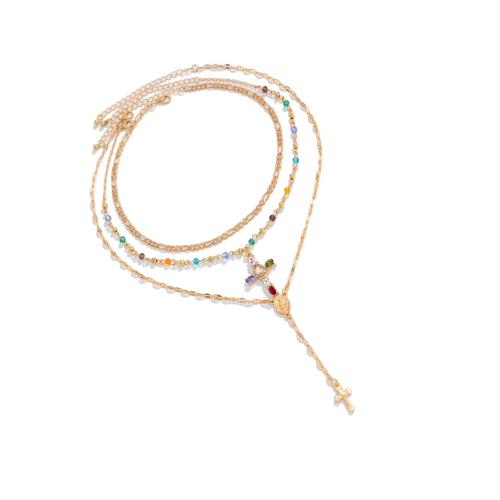 Simple Crossed Pendant Necklace Adjustable Chain Lightweight Multilayered Jewelry For Women Daily And Special Occasions золотой
Simple Crossed Pendant Necklace Adjustable Chain Lightweight Multilayered Jewelry For Women Daily And Special Occasions золотой