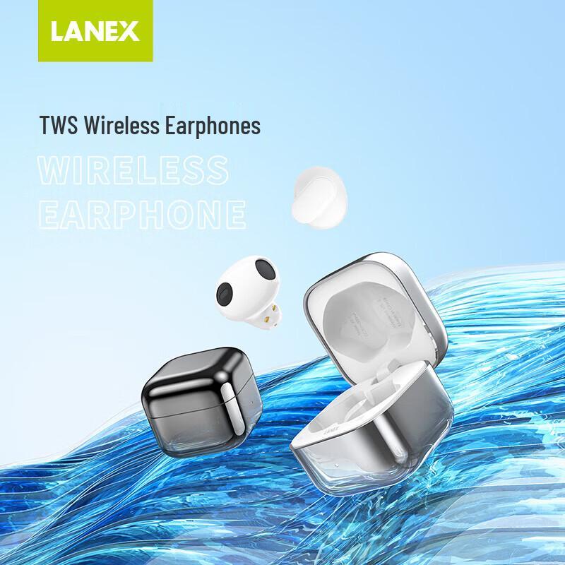LANEX X6 Bluetooth V5.3 Half-in-ear Earbuds
LANEX X6 Bluetooth V5.3 Half-in-ear Earbuds