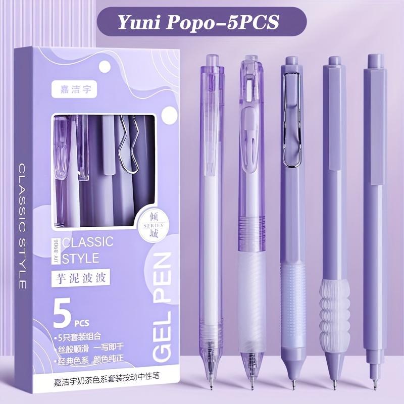 5pcs High-Value Quick-Dry Dopamine Press Pen Set - 0.5 Brush Neutral Pen - ST Black Pen,Comfort Grip Office Stationery Supplies black фіолетовий
5pcs High-Value Quick-Dry Dopamine Press Pen Set - 0.5 Brush Neutral Pen - ST Black Pen,Comfort Grip Office Stationery Supplies black фіолетовий