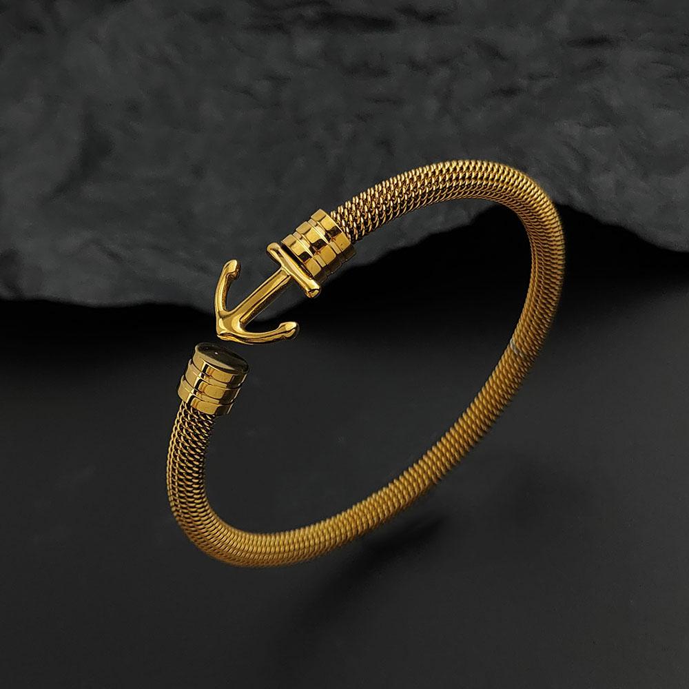 Creative Wire Mesh Anchor Gold-plated Stainless Steel Women s Bracelet, Waterproof and Rust-free, Couple Bracelet золотий
Creative Wire Mesh Anchor Gold-plated Stainless Steel Women s Bracelet, Waterproof and Rust-free, Couple Bracelet золотий