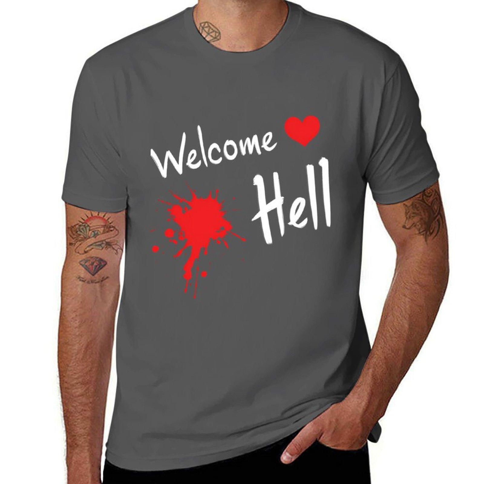 Touhou Project Welcome Hell T-Shirt t shirt man casual man t shirts cotton anime tshirt T-Shirt 4XL
Touhou Project Welcome Hell T-Shirt t shirt man casual man t shirts cotton anime tshirt T-Shirt 4XL