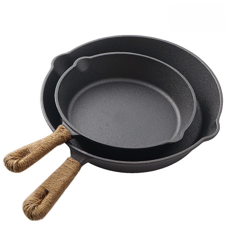 Outdoor Cast Iron Non-stick Frying Pan for Camping, Picnic, Barbecue, and Steak.
Outdoor Cast Iron Non-stick Frying Pan for Camping, Picnic, Barbecue, and Steak.