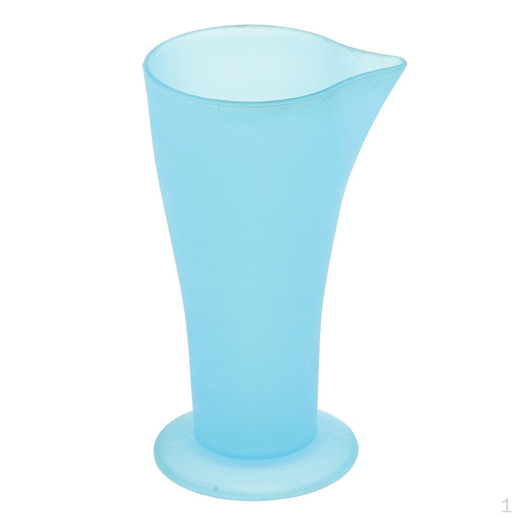 Blue Plastic Reusable Hairstyle Salon Hair Tint Dye Coloring Measuring Cup
Blue Plastic Reusable Hairstyle Salon Hair Tint Dye Coloring Measuring Cup