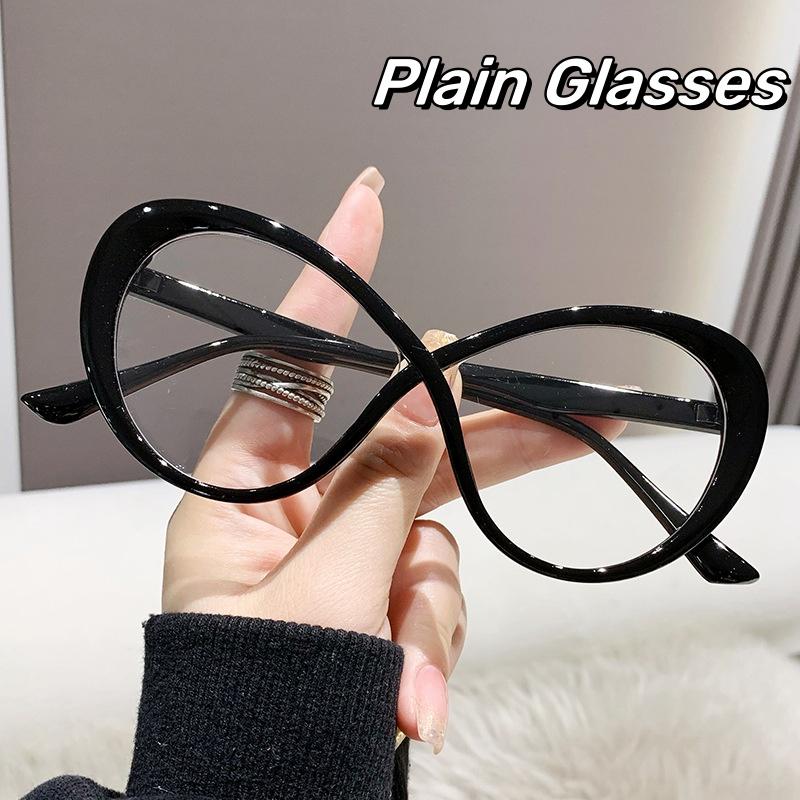 Fashion Curve Design Anti-Blue Light Glasses Ladies Oversized Office Computer Goggles Eye Protection Eyeglasses Finished Plain Eyewear
Fashion Curve Design Anti-Blue Light Glasses Ladies Oversized Office Computer Goggles Eye Protection Eyeglasses Finished Plain Eyewear