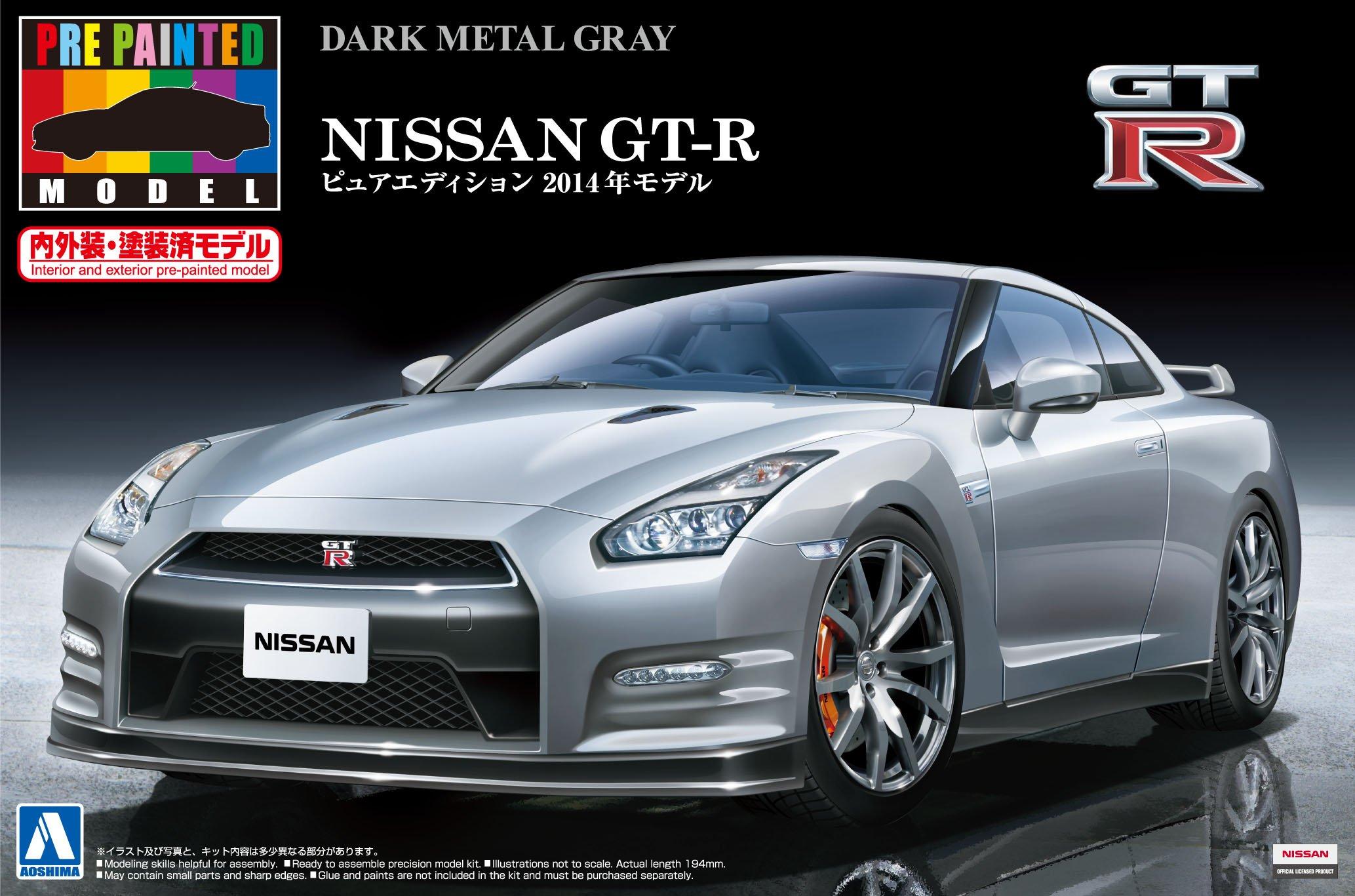 Aoshima Bunka Kyozaisha 124 Prepainted Model Series No.39 Nissan GT-R R35 2014 Dark Metal Grey Пофарбована пластикова модель
Aoshima Bunka Kyozaisha 124 Prepainted Model Series No.39 Nissan GT-R R35 2014 Dark Metal Grey Пофарбована пластикова модель