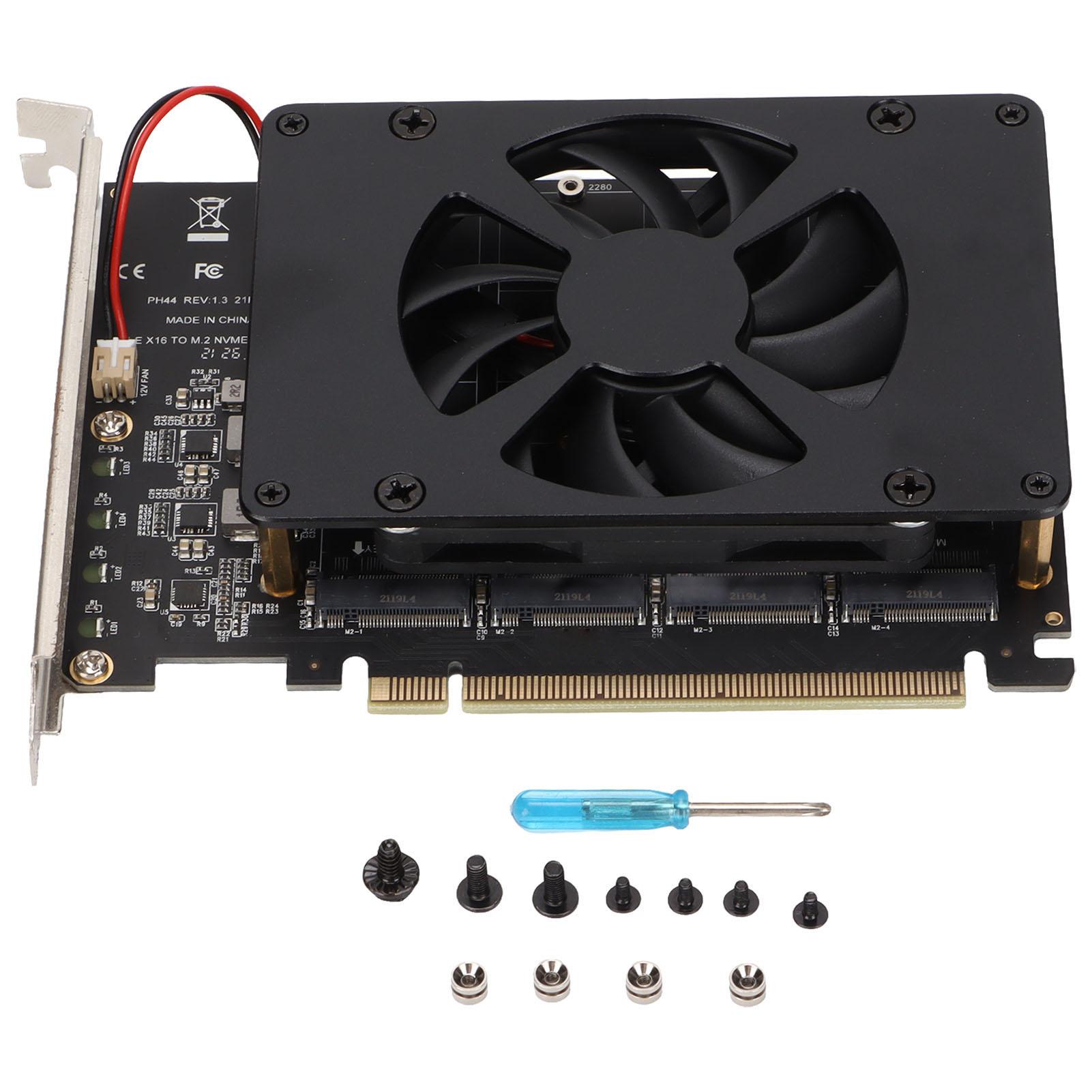 Adapter Card NVME M.2 to PCIE X16 4 Ports 32Gbps Expansion Card Computer Accessories with Enhanced
Adapter Card NVME M.2 to PCIE X16 4 Ports 32Gbps Expansion Card Computer Accessories with Enhanced