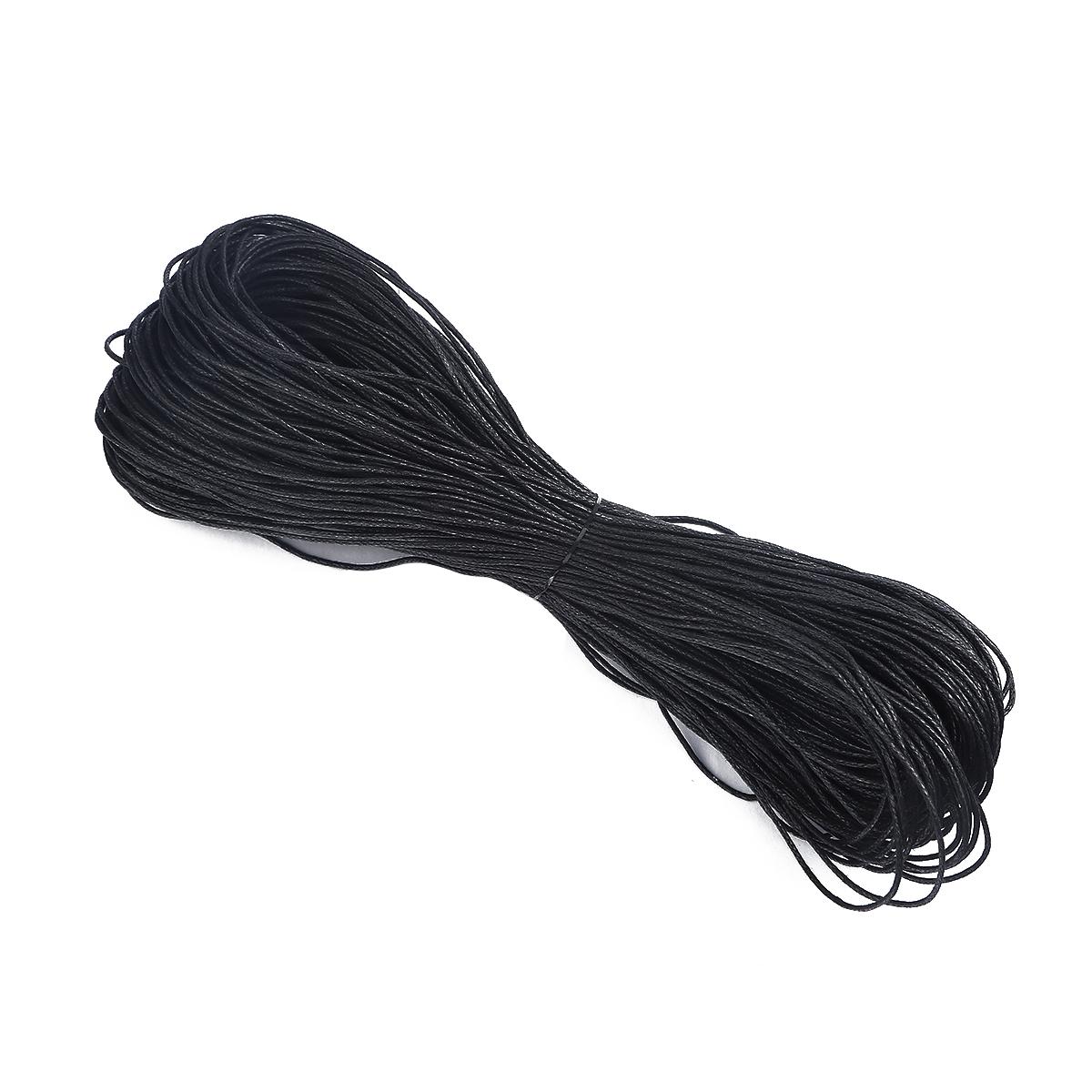 60 м/упаковка бавовняна воскова нитка 1 мм для намиста, мотузка для аксесуарів для виготовлення ювелірних виробів чорний
60 м/упаковка бавовняна воскова нитка 1 мм для намиста, мотузка для аксесуарів для виготовлення ювелірних виробів чорний