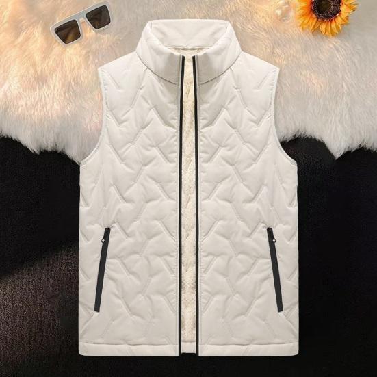 Yousheng Men Vest Stand Collar Sleeveless Thickened Velvet Lining Waistcoat with Pockets Solid Color Zipper Placket Cotton Vest L чёрный
Yousheng Men Vest Stand Collar Sleeveless Thickened Velvet Lining Waistcoat with Pockets Solid Color Zipper Placket Cotton Vest L чёрный