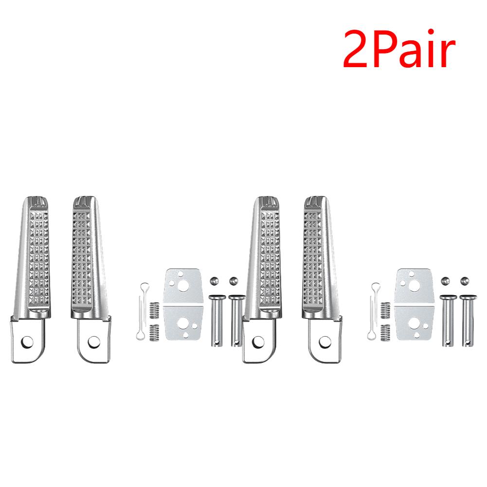 2 Pair Rear Footrest Anti-Slip Foot Rests Pegs Aluminum Alloy Motorcycle Rear Footrests for Honda Phantom 150 CB190R for Yamaha срібний
2 Pair Rear Footrest Anti-Slip Foot Rests Pegs Aluminum Alloy Motorcycle Rear Footrests for Honda Phantom 150 CB190R for Yamaha срібний