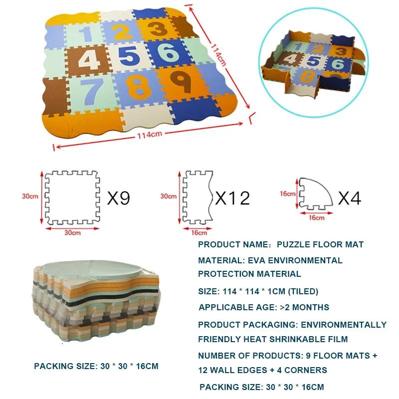 EVA Foam Puzzle Mat Non-Slip Waterproof Anti-Collision Soft Floor Mat Fun Animal Print Interlocking Tile for Home Playroom Decor
EVA Foam Puzzle Mat Non-Slip Waterproof Anti-Collision Soft Floor Mat Fun Animal Print Interlocking Tile for Home Playroom Decor