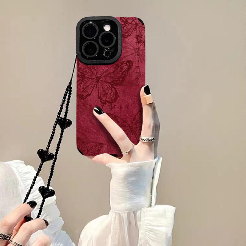 The Chinese-style Butterfly Chain Is Suitable for Apple 16pro Phone Cases. It Is Made of 15 Suede, 14 Fine Holes, 13/12 Anti-drop, and 11 Silicone iphone 16
The Chinese-style Butterfly Chain Is Suitable for Apple 16pro Phone Cases. It Is Made of 15 Suede, 14 Fine Holes, 13/12 Anti-drop, and 11 Silicone iphone 16