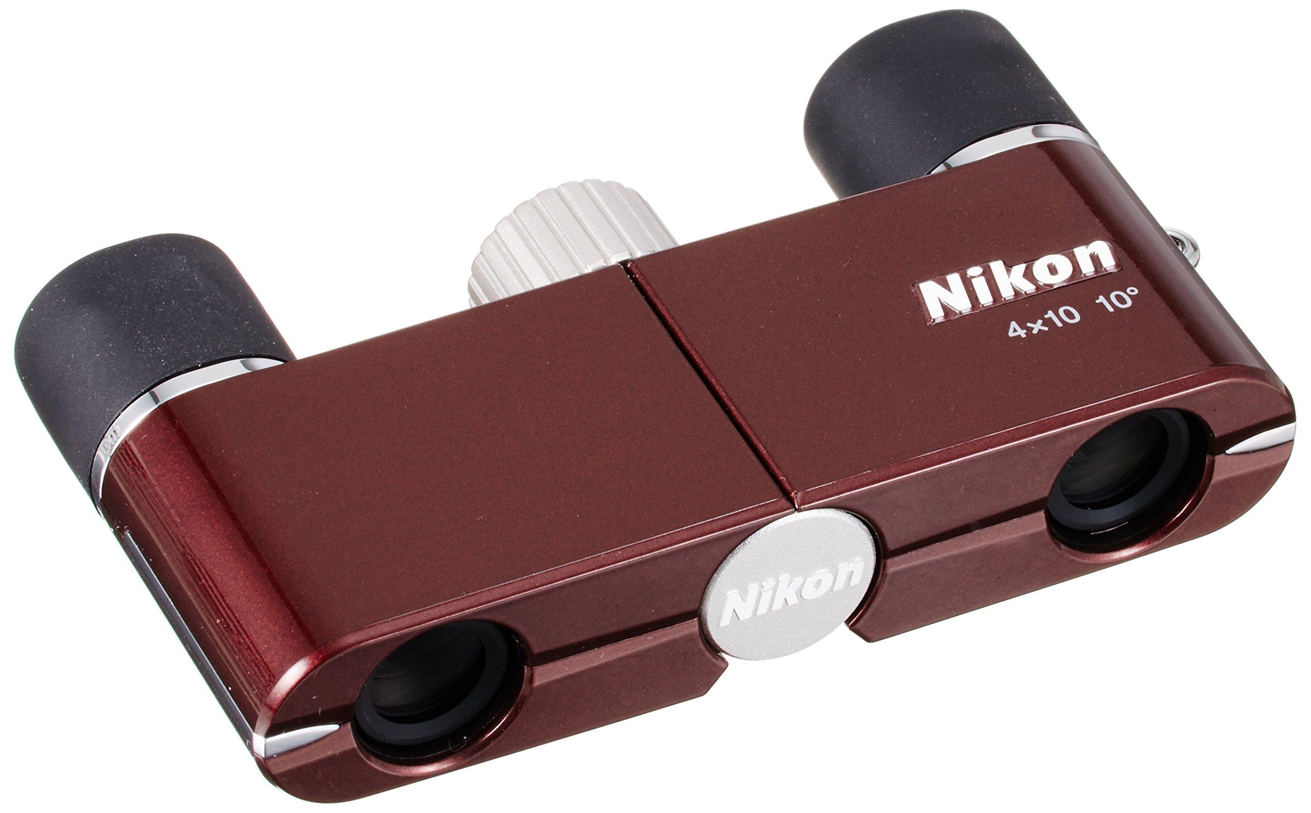 Nikon Binoculars Yu 4X10D CF Roof Prism Type 4x 10 Caliber Wine Red 4X10DCF in (Made Japan) вина червоного кольору
Nikon Binoculars Yu 4X10D CF Roof Prism Type 4x 10 Caliber Wine Red 4X10DCF in (Made Japan) вина червоного кольору