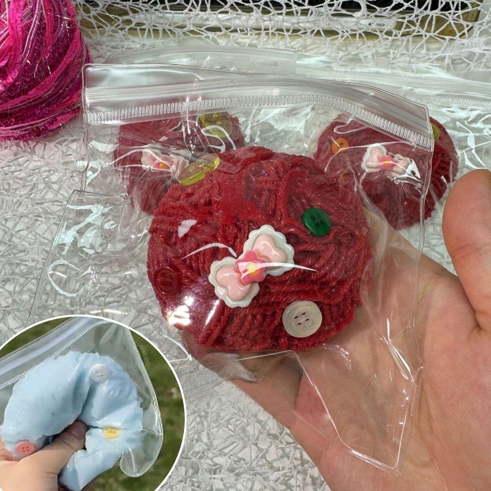 Relieving Stress Squeeze Yarn Ball Toys Pinching and Decompressing Toy Home Office Decor червоний
Relieving Stress Squeeze Yarn Ball Toys Pinching and Decompressing Toy Home Office Decor червоний