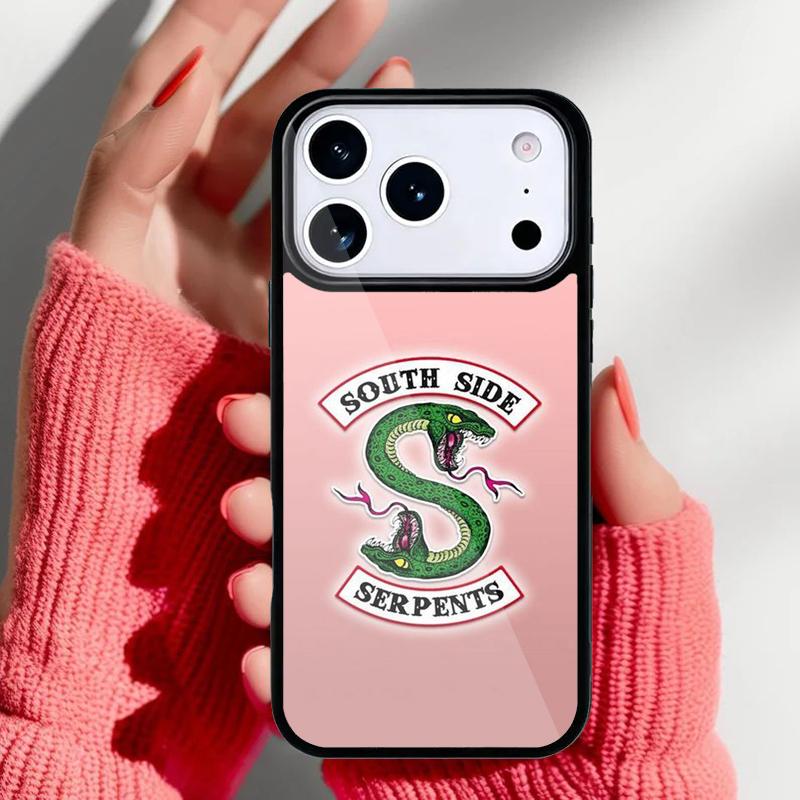 Riverdale South Side Serpents Phone Case for iPhone 17 Air 16e 15 14 13 Pro Max Back Cover for 12 11 Pro Coque iPhone 15 Plus
Riverdale South Side Serpents Phone Case for iPhone 17 Air 16e 15 14 13 Pro Max Back Cover for 12 11 Pro Coque iPhone 15 Plus