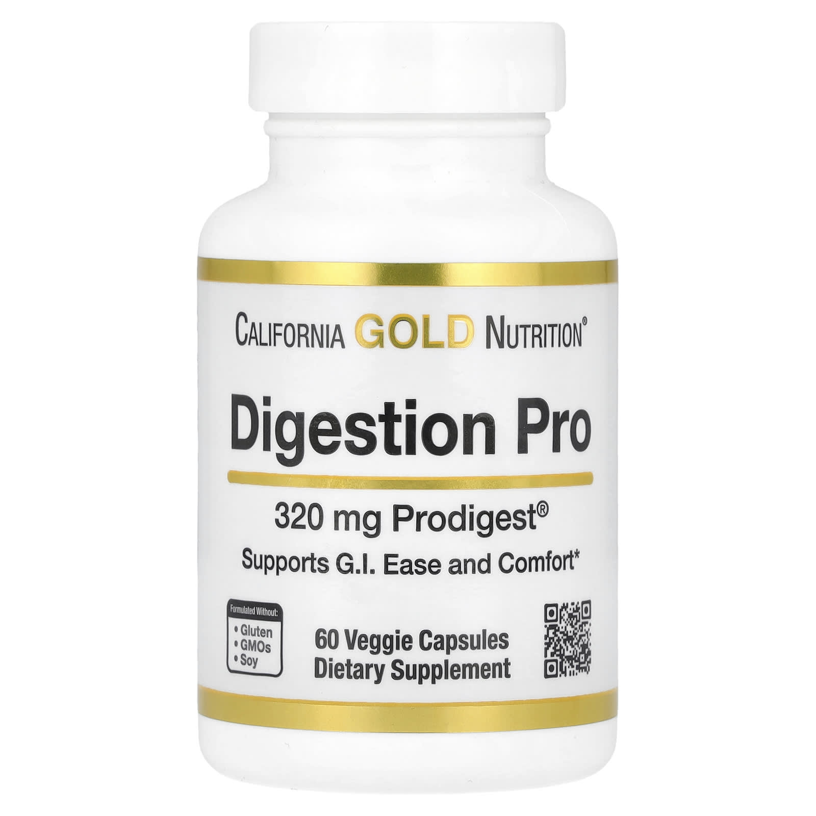 Digestion Pro, with Prodigest®, Plant-Based Digestive Blend of Artichoke and Ginger Extracts, 320 Mg, 60 Veggie Capsules
Digestion Pro, with Prodigest®, Plant-Based Digestive Blend of Artichoke and Ginger Extracts, 320 Mg, 60 Veggie Capsules