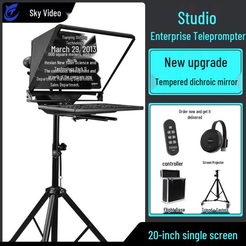 Tianying Shitong TY-T20 Teleprompter for Photography and Videography
Tianying Shitong TY-T20 Teleprompter for Photography and Videography