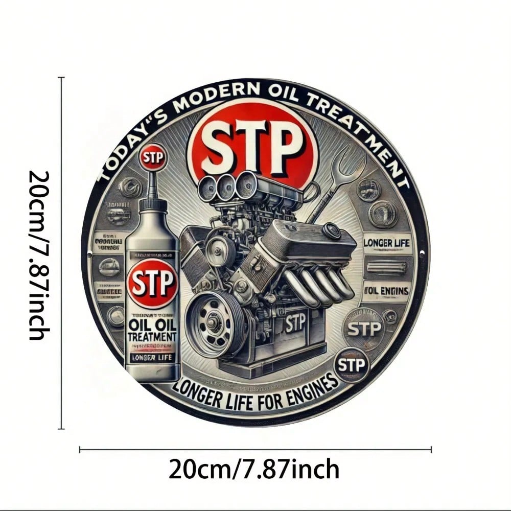 Round Vintage Gas Station Car Repair Metal Wall Sign Today s STP Design Garage Home Bar Cafe Outdoor Room Decor 20x20 різнокольоровий
Round Vintage Gas Station Car Repair Metal Wall Sign Today s STP Design Garage Home Bar Cafe Outdoor Room Decor 20x20 різнокольоровий