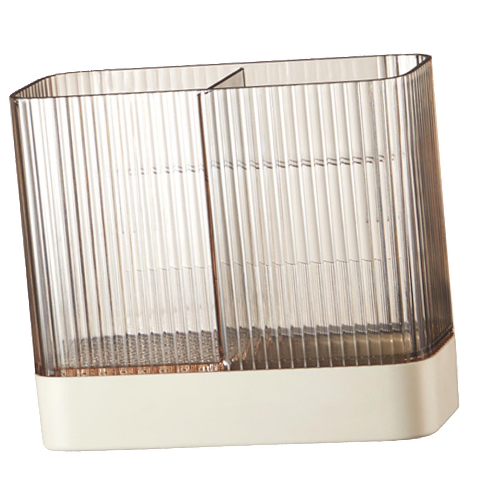 Kitchen Utensil Holder with Drain Hole Wall Mounted Plastic for Cutlery Chopstick Spoons Forks
Kitchen Utensil Holder with Drain Hole Wall Mounted Plastic for Cutlery Chopstick Spoons Forks