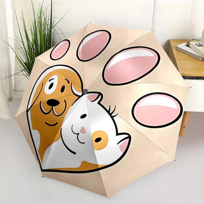 1pc Paw Prints Automatic Open/Close Folding Umbrella - Compact 8-Rib Design, Daily Use, Perfect Gift for Friends & Family yy260327072
1pc Paw Prints Automatic Open/Close Folding Umbrella - Compact 8-Rib Design, Daily Use, Perfect Gift for Friends & Family yy260327072