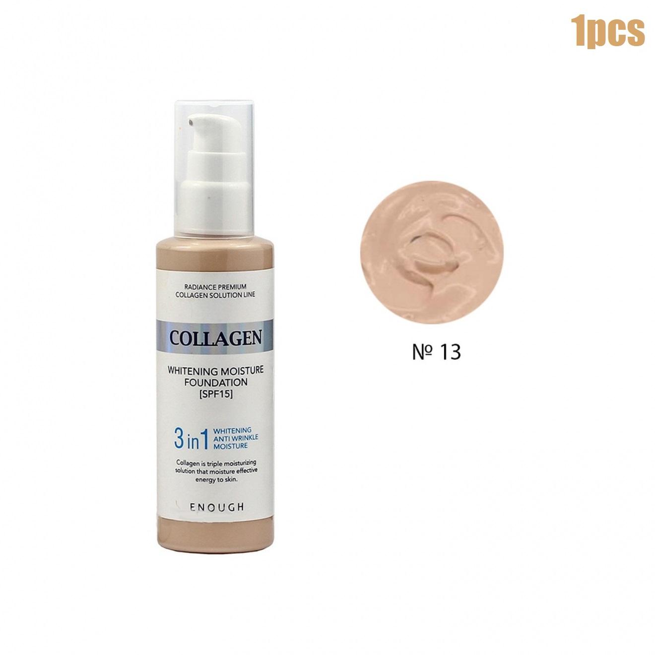 ENOUGH Collagen 3in1 Whitening Anti Wrinkle Moisture Foundation #13 Light Beige 100ml (3options)+RANDOM GIFT
ENOUGH Collagen 3in1 Whitening Anti Wrinkle Moisture Foundation #13 Light Beige 100ml (3options)+RANDOM GIFT