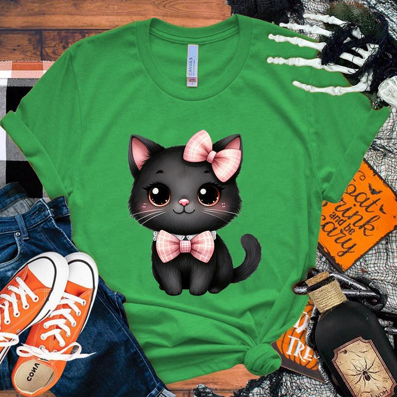 New Halloween Cat Printing T Shirts Unisex Fashion Short Sleeve T Shirt Summer Casual Loose T-Shirt 4XL
New Halloween Cat Printing T Shirts Unisex Fashion Short Sleeve T Shirt Summer Casual Loose T-Shirt 4XL