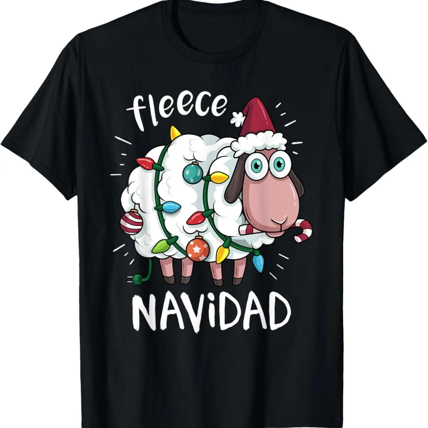 Fleece Feliz Navidad Funny Cute Sheep Christmas T-Shirt XXXXXL чорний
Fleece Feliz Navidad Funny Cute Sheep Christmas T-Shirt XXXXXL чорний