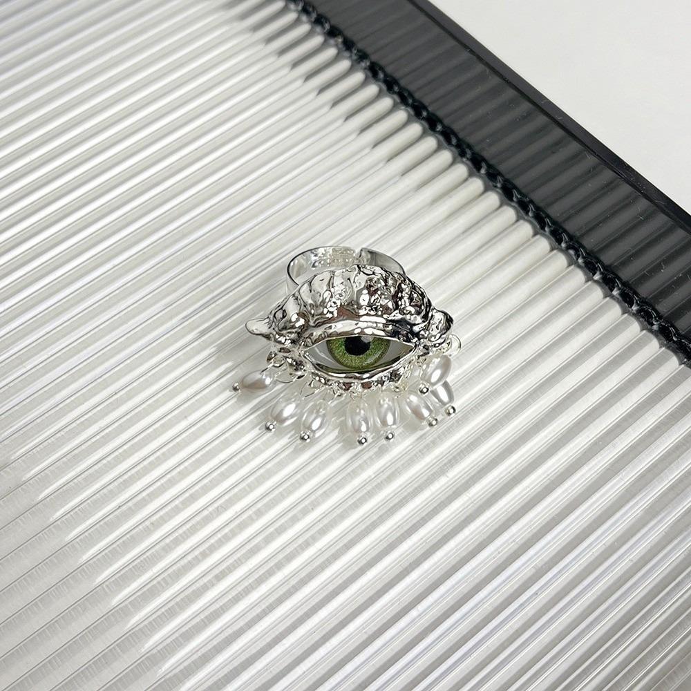 Metal Evil Eyes Rings Tassel Design Imitation Pearl Devil s Eye Ring Exaggerated Opening Finger Trendy Jewelry For Women срібний
Metal Evil Eyes Rings Tassel Design Imitation Pearl Devil s Eye Ring Exaggerated Opening Finger Trendy Jewelry For Women срібний