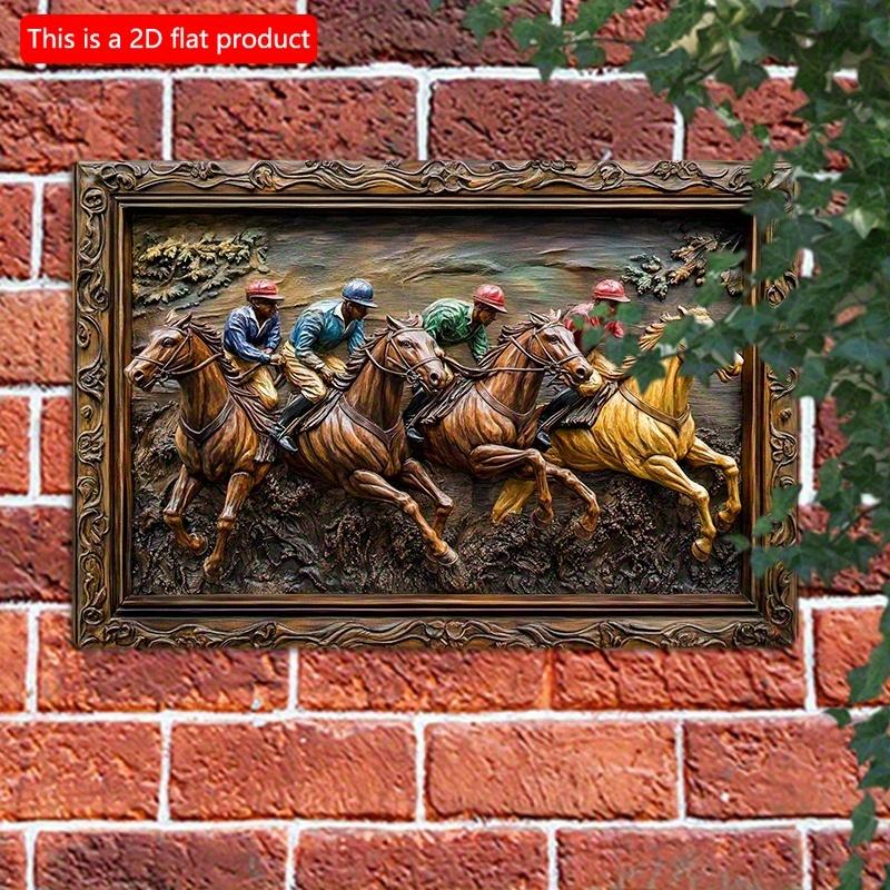 2d Flat 30*20cm Jockey Horse Racing Wooden Wall Art, Wooden Sign for Bedroom, Conference Hall, Outdoor Decoration, Home, Kitchen, Garden, Bedroom, Bar 30*20cm
2d Flat 30*20cm Jockey Horse Racing Wooden Wall Art, Wooden Sign for Bedroom, Conference Hall, Outdoor Decoration, Home, Kitchen, Garden, Bedroom, Bar 30*20cm
