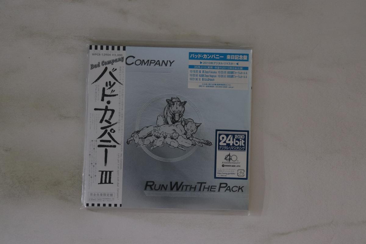 CD BAD COMPANY - Run With The Pack (paper jacket CD WPCR13904PROMO SWAN SONG 2010 Japan Obi Rock Used
CD BAD COMPANY - Run With The Pack (paper jacket CD WPCR13904PROMO SWAN SONG 2010 Japan Obi Rock Used