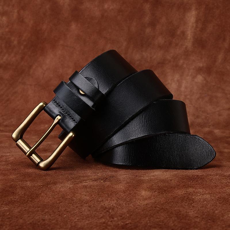Ретро кожаный ремень из коровьей кожи высшего слоя растительного дубления для мужчин, простой и повседневный универсальный для джинсов, ремень с медной пряжкой для мужчин 100cm
Ретро кожаный ремень из коровьей кожи высшего слоя растительного дубления для мужчин, простой и повседневный универсальный для джинсов, ремень с медной пряжкой для мужчин 100cm