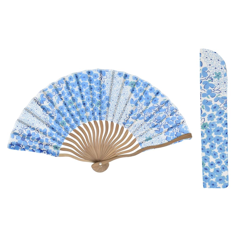 Набор в подарок: складной веер Onishi Ken Seihan и чехол для складного веера, японский дизайн с маленькими цветами, синий, Рябь SGF27-A05
Набор в подарок: складной веер Onishi Ken Seihan и чехол для складного веера, японский дизайн с маленькими цветами, синий, Рябь SGF27-A05