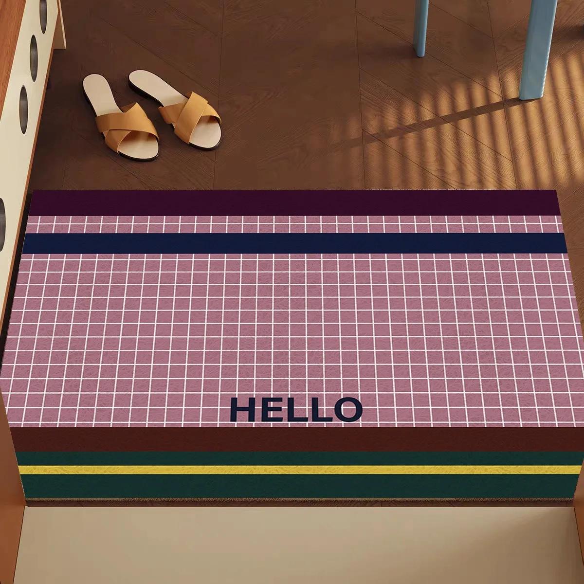 Modern Minimalist Silk Ring Floor Mat Home Entrance Door Mat Dirt Resistant Wear Resistant Anti Slip Mat 40x60cm
Modern Minimalist Silk Ring Floor Mat Home Entrance Door Mat Dirt Resistant Wear Resistant Anti Slip Mat 40x60cm