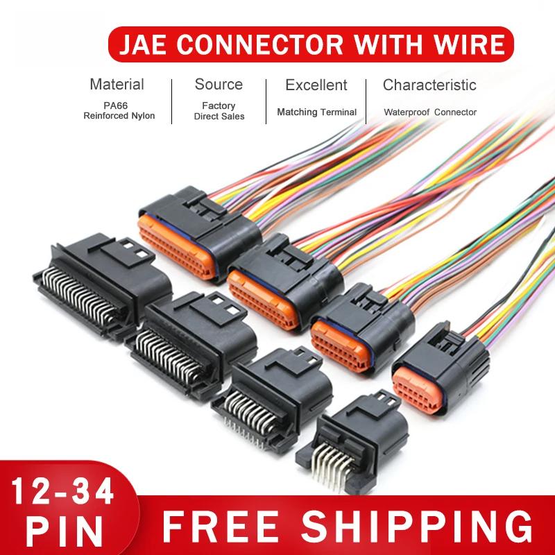 5/20 Sets JAE Type Automotive Waterproof Connector MX23A12SF1 MX23A26NF1 PCB Board Wiring Harness Plug Pin End 1 Set
5/20 Sets JAE Type Automotive Waterproof Connector MX23A12SF1 MX23A26NF1 PCB Board Wiring Harness Plug Pin End 1 Set