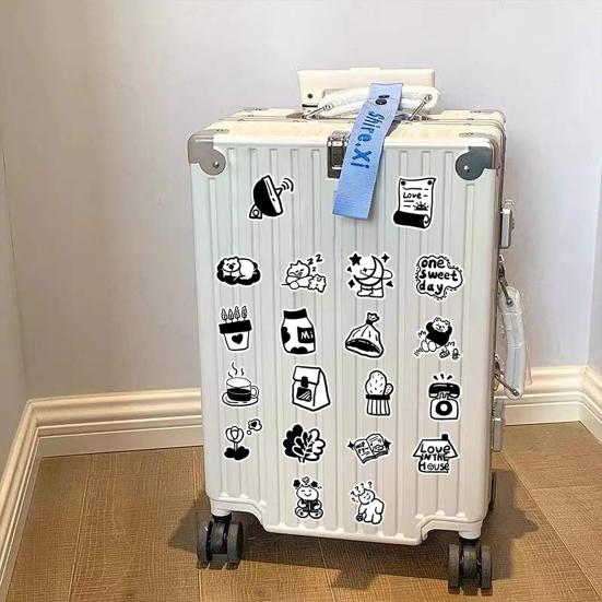 Yousheng 60Pcs/Set Black White Cartoon Sticker Self-adhesive Waterproof PVC DIY Phone Cover Cup Luggage Skateboard Laptop Scrapbook Graffiti Decal Kit
Yousheng 60Pcs/Set Black White Cartoon Sticker Self-adhesive Waterproof PVC DIY Phone Cover Cup Luggage Skateboard Laptop Scrapbook Graffiti Decal Kit