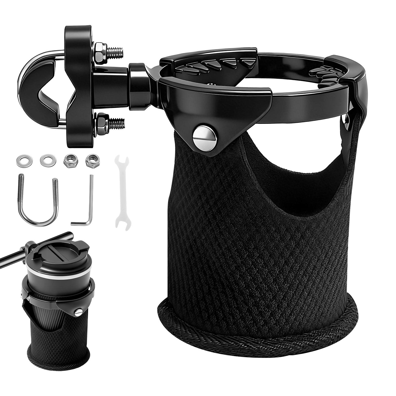 360° Swivel Mount Motorcycle Cup Holder Large Capacity Motorcycle Drink Holder for 7/8 to 1 1/4 Handlebar/Bumper/Pole Mount чёрный
360° Swivel Mount Motorcycle Cup Holder Large Capacity Motorcycle Drink Holder for 7/8 to 1 1/4 Handlebar/Bumper/Pole Mount чёрный