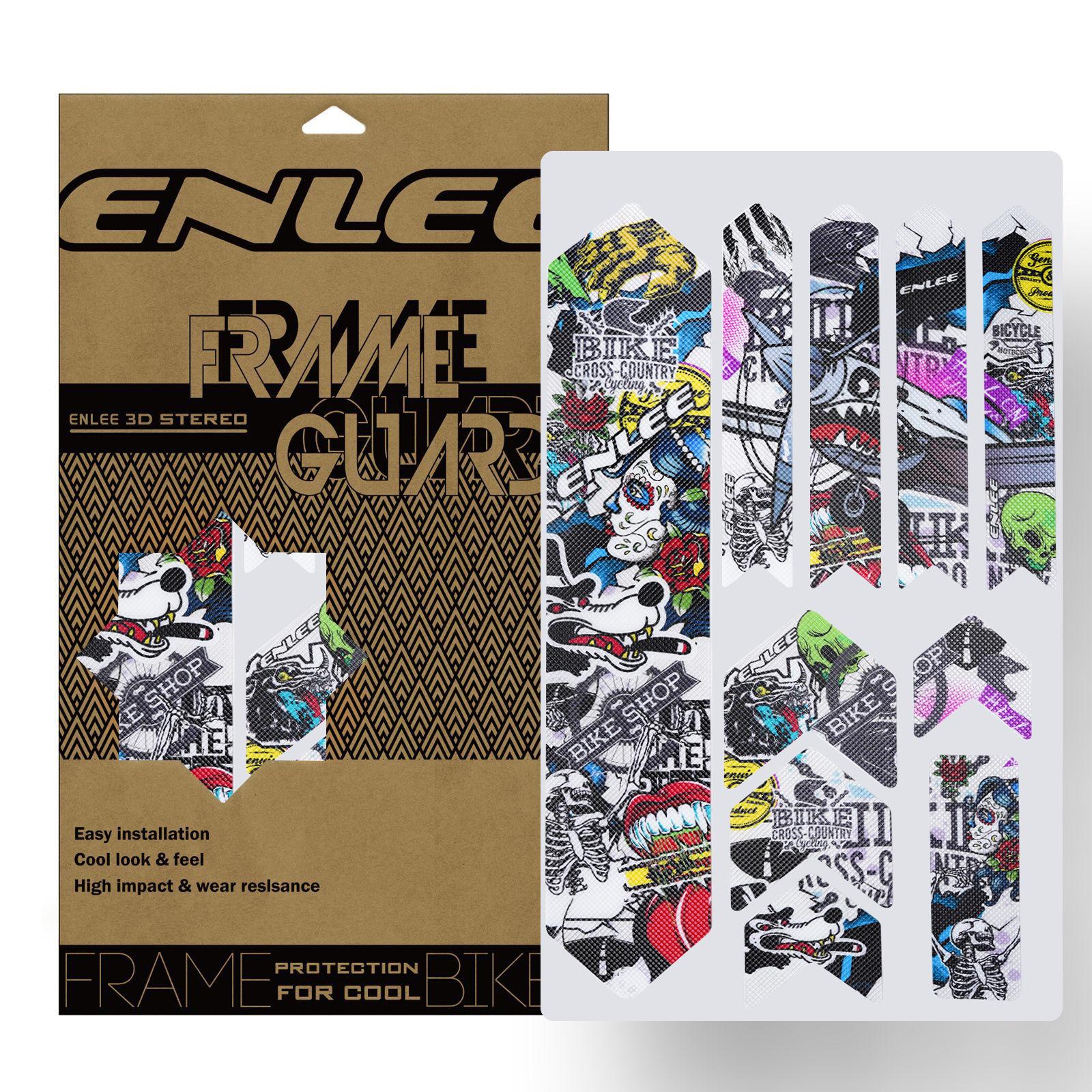 ENLEE Bicycle 3D Film, Front Fork Sticker Mountain Road Frame Protective Film, Sticker Decoration Anti-collision and Scratch-proof
ENLEE Bicycle 3D Film, Front Fork Sticker Mountain Road Frame Protective Film, Sticker Decoration Anti-collision and Scratch-proof