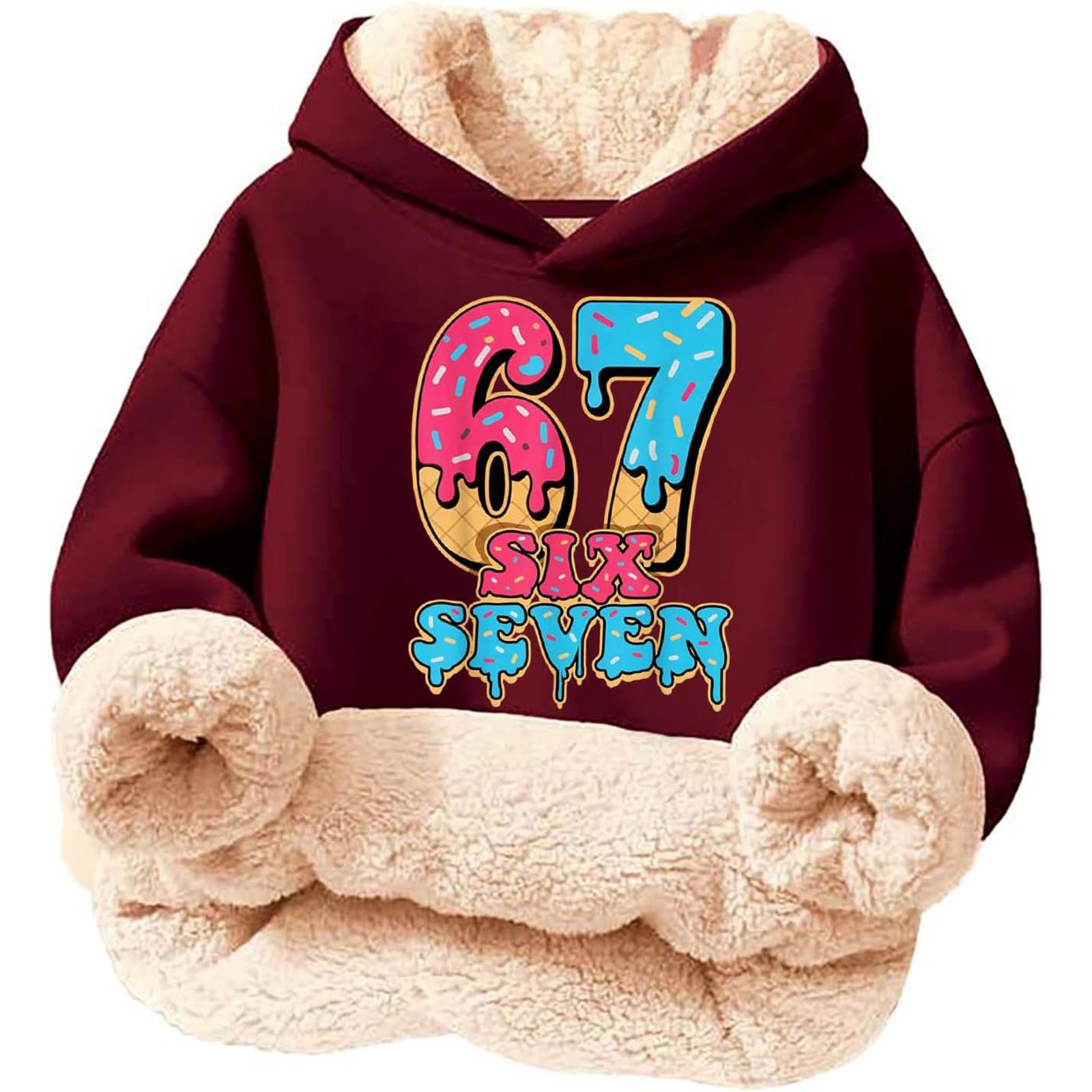 Children s Fashionable Printing Casual Fleece Hooded Loose Fit Hoodie Without Pockets 170 винний
Children s Fashionable Printing Casual Fleece Hooded Loose Fit Hoodie Without Pockets 170 винний