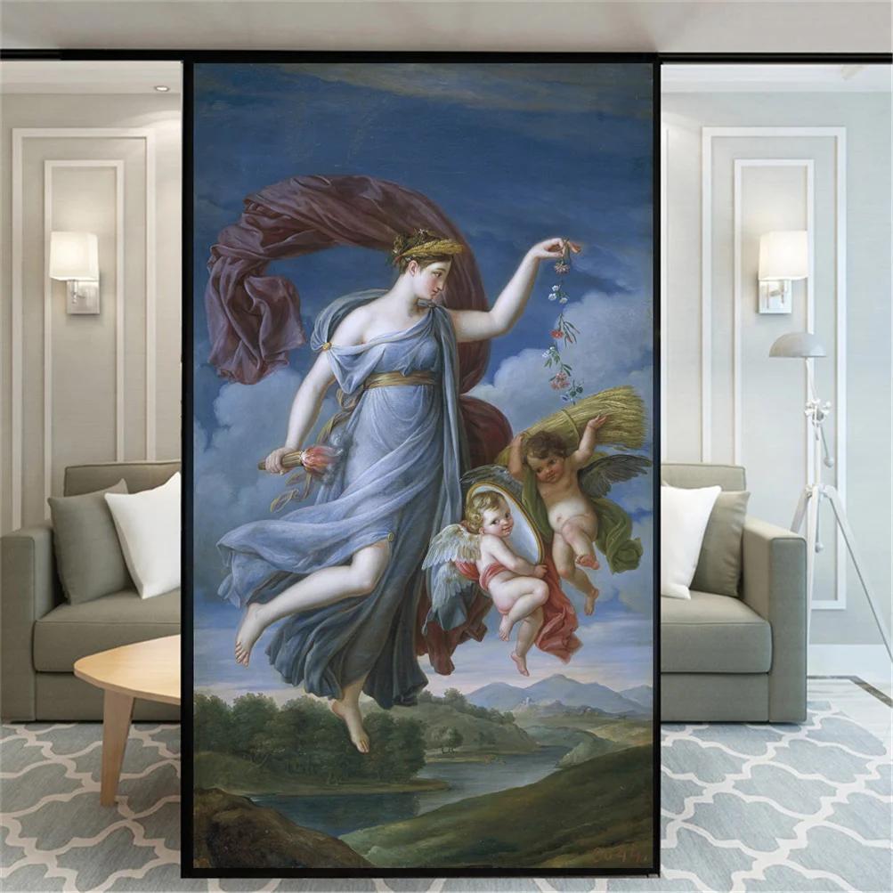 Static Cling Decorative Windows Film Privacy Church Oil Painting Angels Glass Window Stickers Frosted Window Film (as the picture,40x60cm WxH)
Static Cling Decorative Windows Film Privacy Church Oil Painting Angels Glass Window Stickers Frosted Window Film (as the picture,40x60cm WxH)