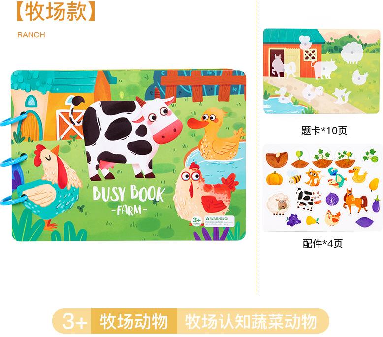 Puzzle Quiet Book Baby Tear Tear Book Paste Book All English Early Education Magic Stickers Enlightenment Toys
Puzzle Quiet Book Baby Tear Tear Book Paste Book All English Early Education Magic Stickers Enlightenment Toys