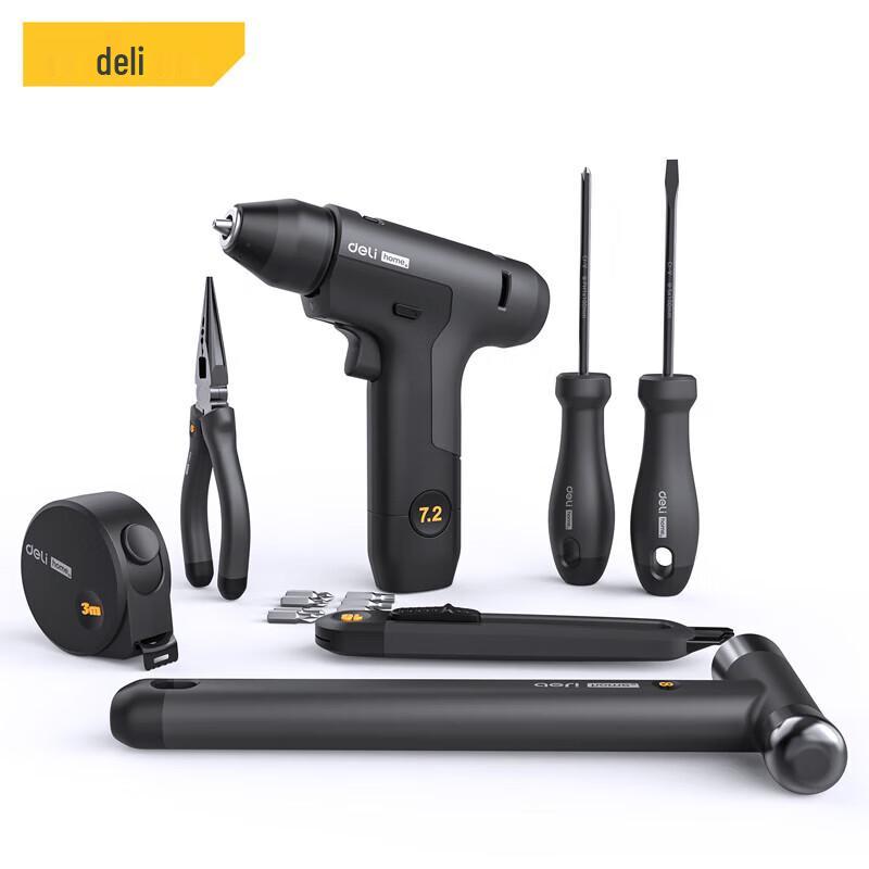 Deli HT0208 Home Series 8-Piece Cordless Drill & Screwdriver Set CN plug (adapter included)
Deli HT0208 Home Series 8-Piece Cordless Drill & Screwdriver Set CN plug (adapter included)