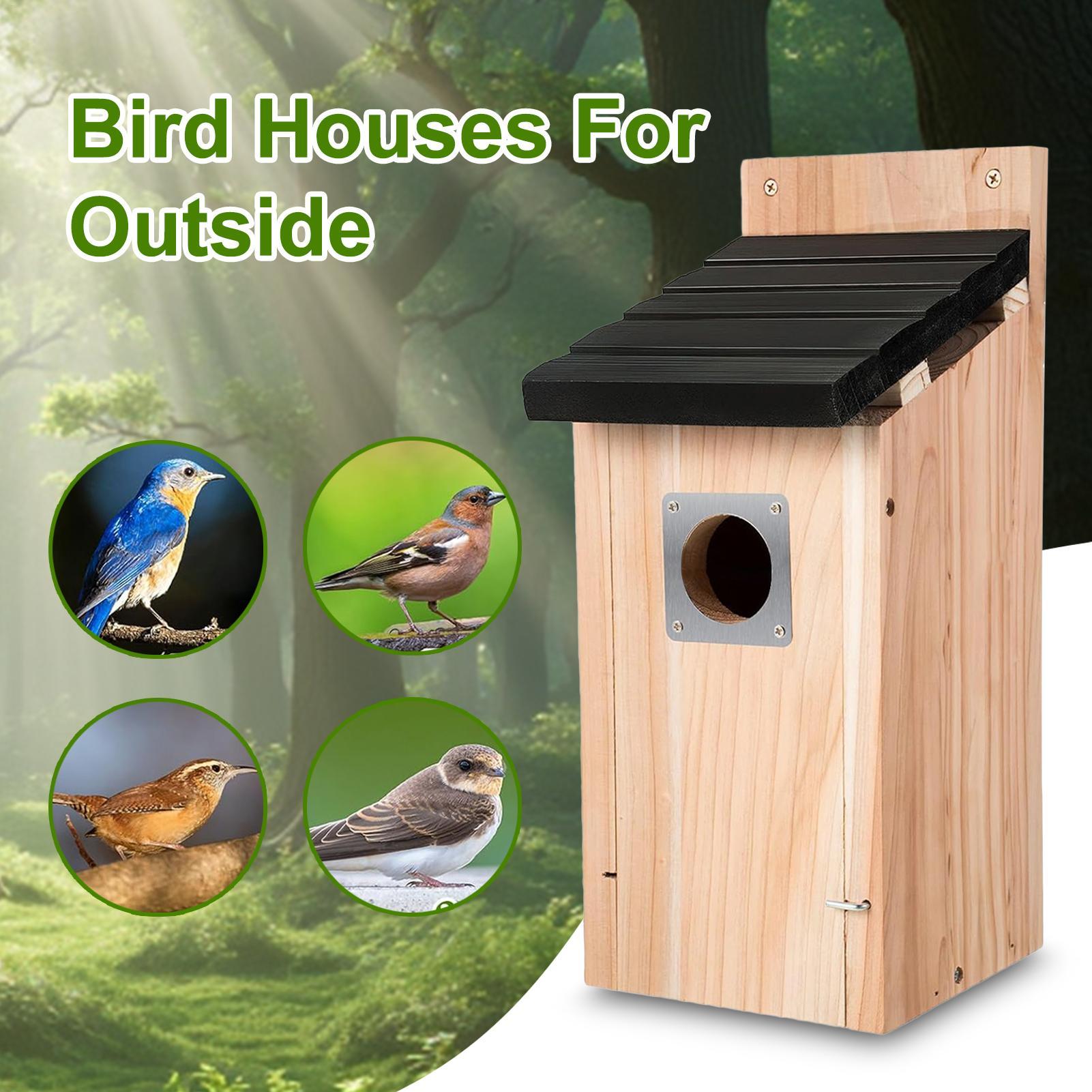 Hummingbird House Natural Wood Waterproof Bird House Wooden Waterproof Birdhouse Hut Decoration For Patio Lawn Tree Window CHINA
Hummingbird House Natural Wood Waterproof Bird House Wooden Waterproof Birdhouse Hut Decoration For Patio Lawn Tree Window CHINA