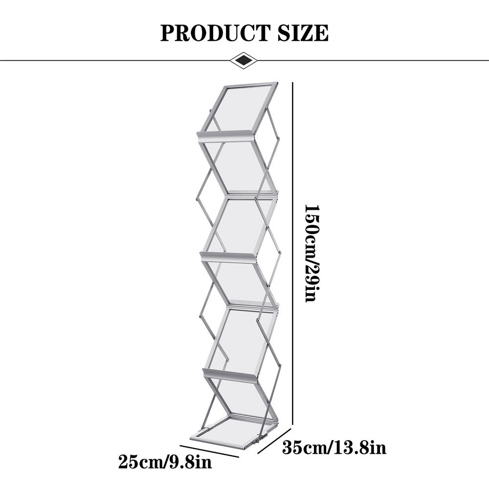 Держатель брошюр Всплывающая подставка для каталогов Стойки для литературы Алюминиевая рама 6 карманов Стойки для розничной торговли с переноской белый
Держатель брошюр Всплывающая подставка для каталогов Стойки для литературы Алюминиевая рама 6 карманов Стойки для розничной торговли с переноской белый
