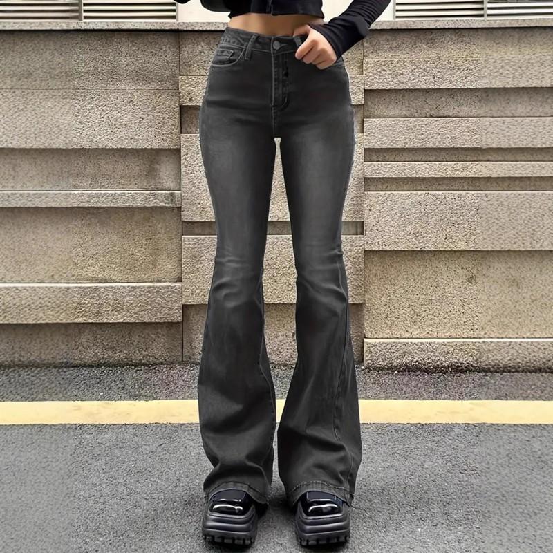 Women s Jeans Elastic Simple Gray Pants Design All-matching Slimming Flared WOMEN S чёрный
Women s Jeans Elastic Simple Gray Pants Design All-matching Slimming Flared WOMEN S чёрный